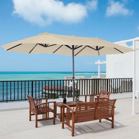 Avenberg FUGAS Dupla napernyő - bézs