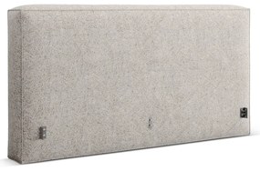 Bézs kárpitozott ágytámla 229x100 cm Olivia – Micadoni