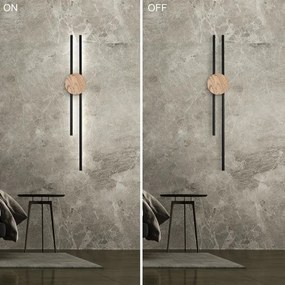 Brilagi - LED Fali lámpa WOODY COLLINE LED/15W/230V 80 cm tölgy