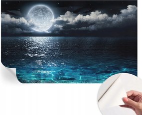 Öntapadós Dekoratív Fotótapéta Hálószobába Éjszakai tenger 416x254 cm