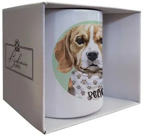 Bohemia Gifts Kerámia bögre - Beagle, 350 ml