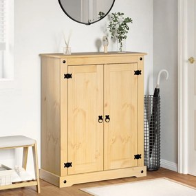 Corona tömör fenyőfa cipőszekrény 86 x 38,5 x 108 cm