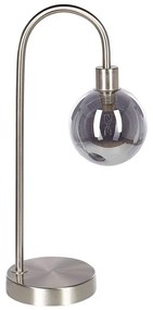 Ezüstszínű fém asztali lámpa 41 cm RAMIS Beliani