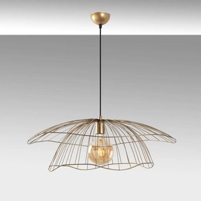 Mantar 6503-XL arany fém függőlámpa, Ø70 cm