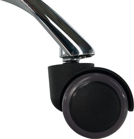 Irodai szék, kék Velvet szövet/króm, KLIAN