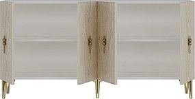 Salkım 150 - White, Gold, Travertine