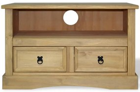 Corona-stílusú mexikói fenyő TV szekrény 91 x 43 x 56 cm