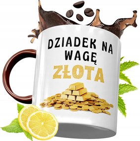 Bordó Bögre Nagypapának Születésnapra Ajándék fényképes nyomattal