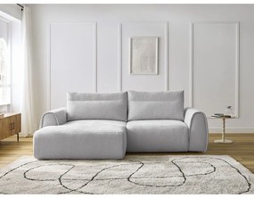 Világosszürke sarokkanapé Aden – Bobochic Paris