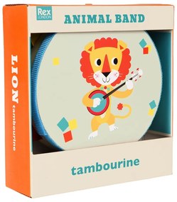 Játékhangszer Tambourine Animal Band – Rex London