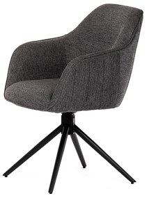 HC-536 GREY2 étkezőszék-készlet visszatolómechanizmussal, 2 db