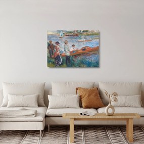Üveg kép - Auguste Renoir, Oarsmen at Chatou, reprodukciók (70x50 cm)