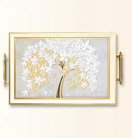 Üveg tálca, 38×24 cm – TPB9853