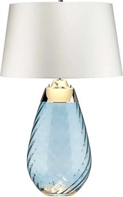 Elstead Lighting LENA LARGE LENA-TL-L-BLUE-OWSS Asztali lámpa 1X7W/GU10+1x60W/E27