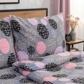 4Home Pink illusion krepp ágyneműhuzat, 140 x 200 cm, 70 x 90 cm, 140 x 200 cm, 70 x 90 cm