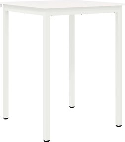 vidaXL Bárasztal Fehér 110 x 55 x 105 cm Tömör fenyőfa