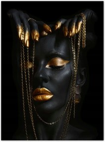 Poszterek 100x135 Arany ékszerek az arcon