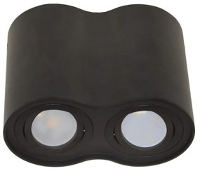 Spotlámpa SIROCO 2xGU10/30W/230V fekete