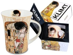 Porcelánbögre, Klimt dobozban, 350ml, Klimt: The Kiss