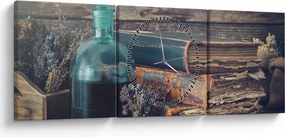 Kép - Patikus asztal (órával) (90x30 cm)