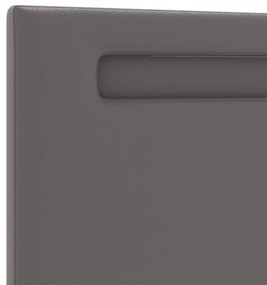 Egyszerű Design Fejtámla Szürke 200 cm Műbőr