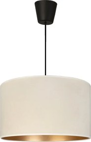 BRILAGI - VELVET függőlámpa kábellel 1xE27/60W/230V Ø 40 cm krémszínű/arany