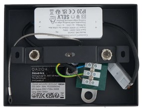 Modern fekete felületre szerelt spotlámpa, dimmelhető LED-del - Apollo