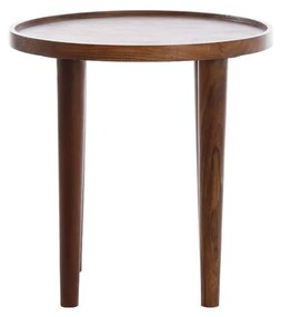 Akácfa kerek tárolóasztal ø 49 cm Qiano – Light &amp; Living