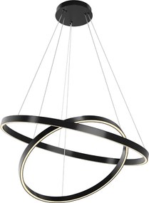 Maytoni modern függeszték rim fehér fekete mymod058pl-l74bk