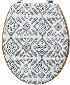Hapache Wc-ülőke Hdf lemezből etnikai minta