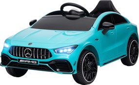 AIYAPLAY Gyerek Elektromos Autó Mercedes-Benz AMG CLA 45, 12V, 2.4GHz Távirányítóval, Zenével, Fénnyel, USB/MP3 Csatlakozással, Síppal, 3-6 Éveseknek,