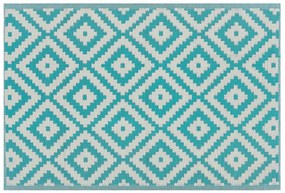 Kék kültéri szőnyeg 120 x 180 cm HAPUR Beliani