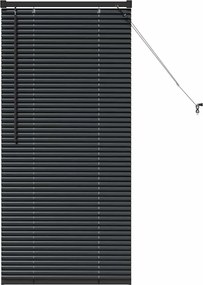 vidaXL Zsalugáter Redőnyök Fekete 130 x 60 cm Alumínium