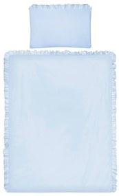 Belisima Pure gyerek pamut ágyneműhuzatkiságyba modrá, 90 x 120 cm, 40 x 60 cm