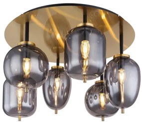 GLOBO 15345-6DMM BLACKY I Glamour Mennyezeti Lámpa IP20