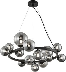 MILAGRO ML0334 MILA Glamour Függesztett Lámpa Fekete G9 IP20