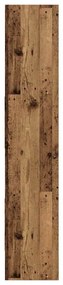 Könyvespolc Régi fa 40 x 35 x 180 cm Faanyag
