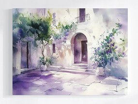 Vászonkép Canvas Építészet Dél Udvar Árkád Ház 80x60