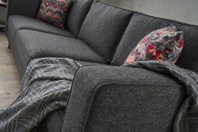 3 személyes kanapé Kale Linen - Antracit