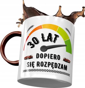 Bordó Bögre Születésnapra 30 30. 30-as Ajándék Nyomtatott Fotóval