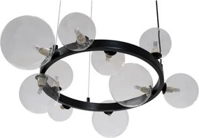 MORETTI MO8802 ATMOS Fekete Színű Függeszték 10xG9 25W IP20