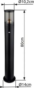 GLOBO 32016BSS XELOO Modern Kültéri Állólámpa IP44