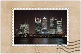 Poszterek 60x40 London világít az éjszakában