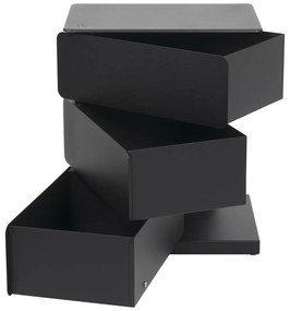 Fekete fém komód 37x54,5 cm Joey – Spinder Design