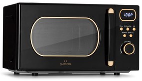 Klarstein Julieta, mikrohullámú sütő grillel, 20 l, 700 / 800 W, Ø 25,5 cm, 8 program