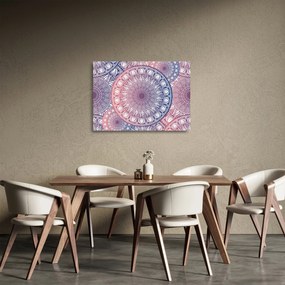 Mandala kép (üvegen) (70x50 cm)