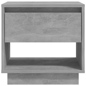 Betonszürke szerelt fa éjjeliszekrény 45x34x44 cm