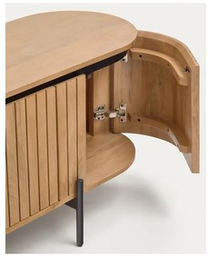 Természetes színű mangófa TV-állvány 200x55 cm Licia - Kave Home