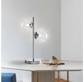 ONLI - Asztali lámpa KIMBERLY 2xG9/6W/230V 40 cm fényes króm