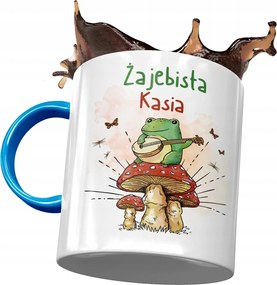 Kék Bögre Katalin Feleség Ajándék Nyomtatott Fotóval